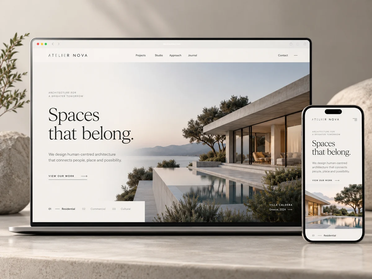 Website design concept 1