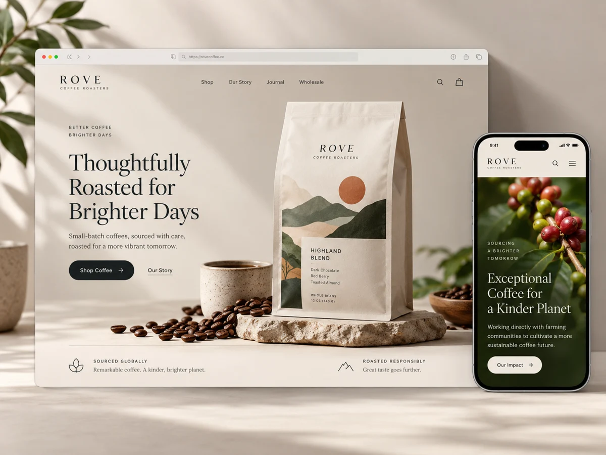 Website design concept 5